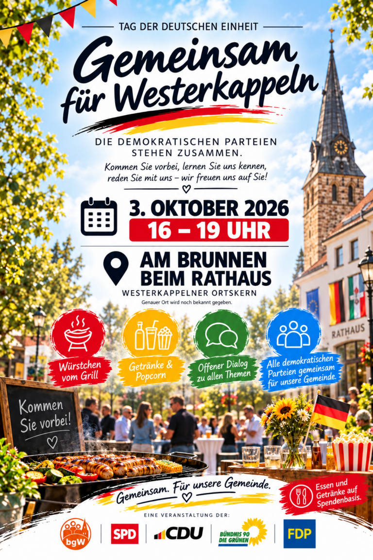 Gemeinsam ins Gespräch gekommen – Demokratiefest in Westerkappeln